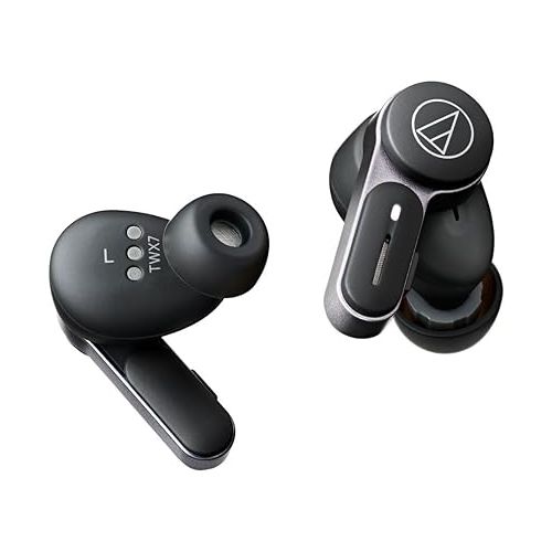 오디오테크니카 Audio-Technica ATH-TWX7BK Wireless Earbuds, Black