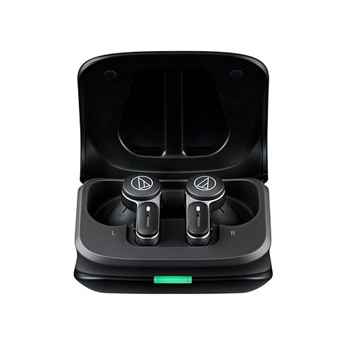 오디오테크니카 Audio-Technica ATH-TWX7BK Wireless Earbuds, Black