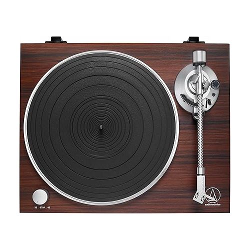 오디오테크니카 Audio Technica AT-LPW50BT-RW Bluetooth Turntable Manual Belt-Drive 33/45 (Rosewood)