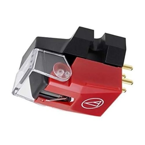 오디오테크니카 Audio-Technica VM540ML MicroLine Dual Moving Magnet Stereo Turntable Cartridge (Red) at-HS1 Universal Headshell for LP120-USB, LP240-USB, and LP1240-USB Direct-Drive Turntables (White)
