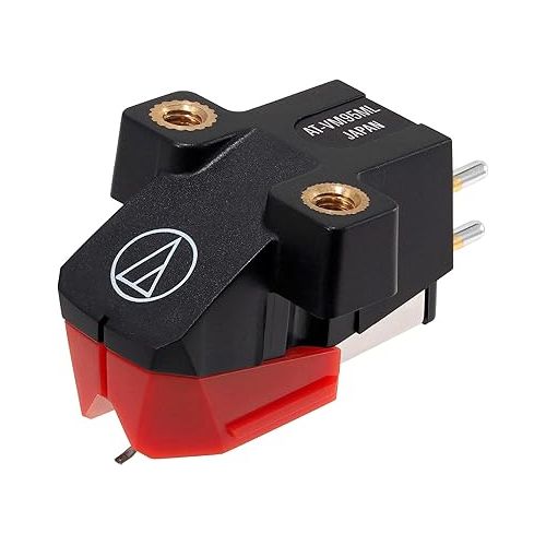 오디오테크니카 Audio-Technica AT-VM95ML Dual Moving Magnet Turntable Cartridge Red