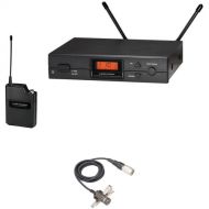 Audio-Technica 2000 Series ATW-2110b Wireless UHF Bodypack System Kit with Cardioid Lavalier Microphone (487 to 506 MHz)
