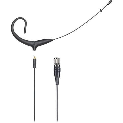 오디오테크니카 Audio-Technica ATW-3211N/892x 3000 Series Network Wireless Omni Earset Microphone System (Black, DE2: 470 to 530 MHz)