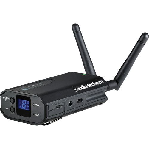 오디오테크니카 Audio-Technica ATW-1701/L System 10 Digital Camera-Mount Wireless Omni Lavalier Microphone System (2.4 GHz)