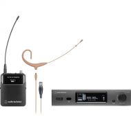Audio-Technica ATW-3211N/892xTH 3000 Series Network Wireless Omni Earset Microphone System (Beige, EE1: 530 to 590 MHz)