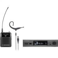 Audio-Technica ATW-3211N/893x 3000 Series Network Wireless Omni MicroEarset Microphone System (Black, DE2: 470 to 530 MHz)