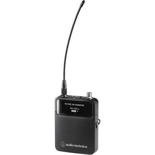 오디오테크니카 Audio-Technica ATW-3211N/893x 3000 Series Network Wireless Omni MicroEarset Microphone System (Black, DE2: 470 to 530 MHz)