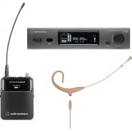 Audio-Technica ATW-3211/894xTH 3000 Series Wireless Cardioid Earset Microphone System (Beige, DE2: 470 to 530 MHz)