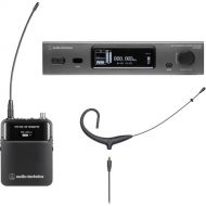 Audio-Technica ATW-3211/892x 3000 Series Wireless Omni Earset Microphone System (Black, DE2: 470 to 530 MHz)