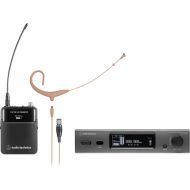 Audio-Technica ATW-3211N/894xTH 3000 Series Network Wireless Cardioid Earset Microphone System (Beige, EE1: 530 to 590 MHz)