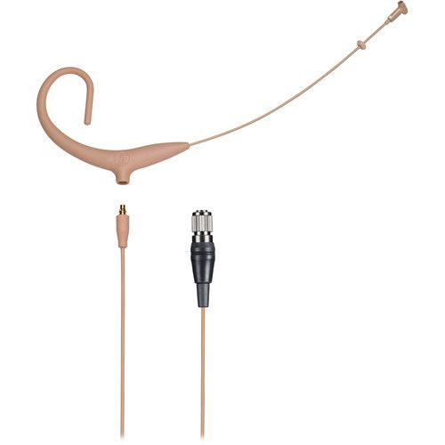 오디오테크니카 Audio-Technica ATW-3211N/894xTH 3000 Series Network Wireless Cardioid Earset Microphone System (Beige, EE1: 530 to 590 MHz)