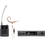 Audio-Technica ATW-3211N/893xTH 3000 Series Network Wireless Omni MicroEarset Microphone System (Beige, EE1: 530 to 590 MHz)