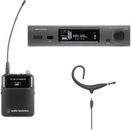 Audio-Technica ATW-3211/893x 3000 Series Wireless Omni MicroEarset Microphone System (Black, DE2: 470 to 530 MHz)