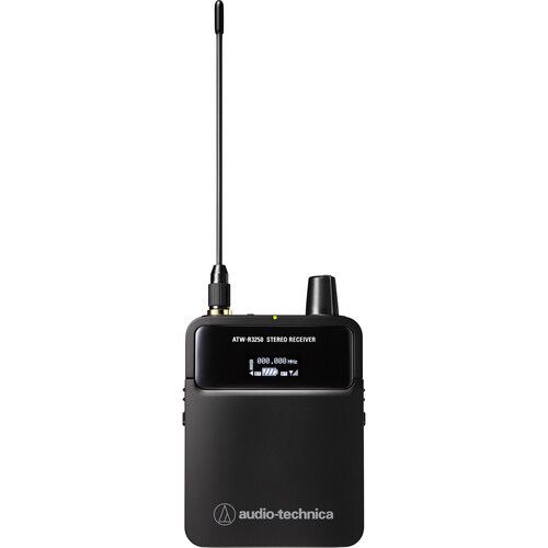 오디오테크니카 Audio-Technica ATW-3250 Wireless Stereo Bodypack Receiver with ATH-E40 Earphones (DF2: 470 to 607 MHz)