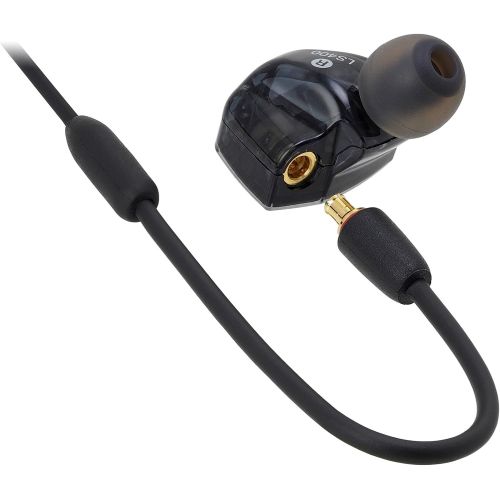 오디오테크니카 Audio-Technica ATH-LS400iS In-Ear Quad Armature Driver Headphones with In-Line Mic & Control