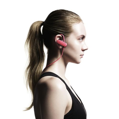 오디오테크니카 Audio-Technica ATH-SPORT50BTBK SonicSport Bluetooth Wireless In-Ear Headphones, Pink