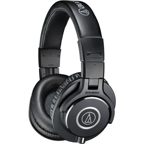 오디오테크니카 Audio-Technica ATH-M40x Headphones and Case Kit (Black)