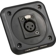 Audio-Technica AT8646QM Shock Mount Plate with Isolating Rubber Panel for Pulpits, Lecterns and Conference Tables - XLR Female Connector Mount