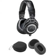 Audio-Technica ATH-M50x Headphones and Case Kit (Black)