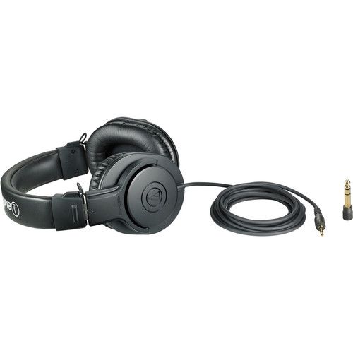 오디오테크니카 Audio-Technica ATH-M20x Closed-Back Monitor Headphones (Black)
