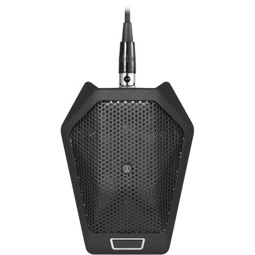 오디오테크니카 Audio-Technica U891RCb Cardioid Boundary Microphone with LED and Local/Remote Switching (Black)