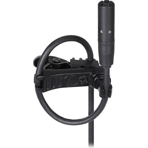 오디오테크니카 Audio-Technica BP898cH Subminiature Cardioid Lavalier Microphone (Black, cH-Style Connector)