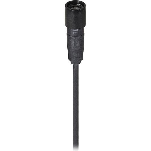 오디오테크니카 Audio-Technica BP899LcT4 Subminiature Omnidirectional Lavalier Microphone (Black, Low-Sensitivity, TA4F Connector)