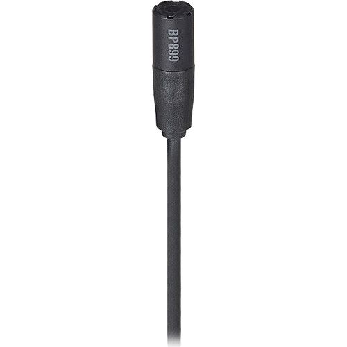 오디오테크니카 Audio-Technica BP899cW Subminiature Omnidirectional Lavalier Microphone (Black, cW-Style Connector)