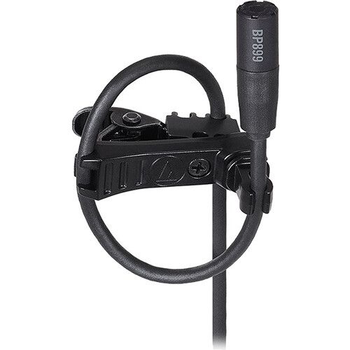 오디오테크니카 Audio-Technica BP899cW Subminiature Omnidirectional Lavalier Microphone (Black, cW-Style Connector)