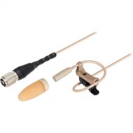 Audio-Technica BP899LcH-TH Subminiature Omnidirectional Lavalier Microphone (Theater-Beige, Low-Sensitivity, cH-Style Connector)