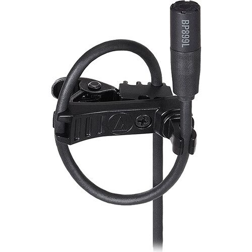 오디오테크니카 Audio-Technica BP899Lc Subminiature Omnidirectional Lavalier Microphone (Black, Low-Sensitivity, Unterminated)