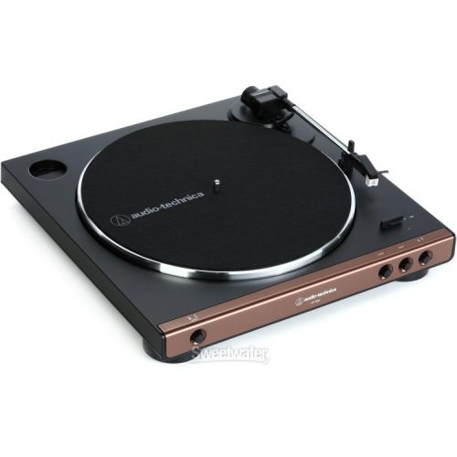 오디오테크니카 Audio-Technica AT-LP60X Automatic Belt-Drive Turntable - Brown