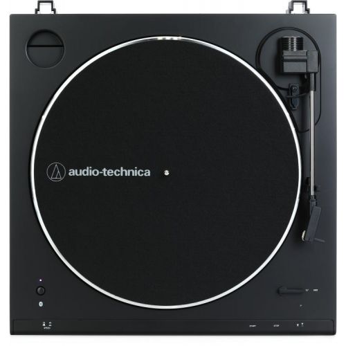 오디오테크니카 Audio-Technica AT-LP60XBT-USB Wireless Belt-Drive Turntable with Bluetooth and Headphones - Black