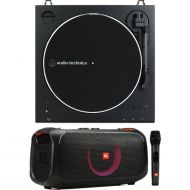 Audio-Technica AT-LP60XBT-USB Wireless Belt-Drive Turntable with Bluetooth and Speaker - Black