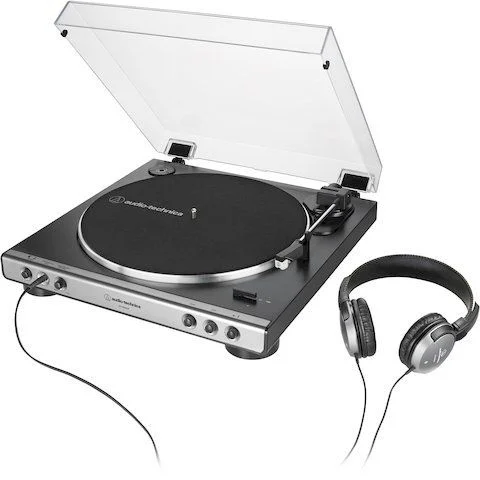 오디오테크니카 Audio-Technica AT-LP60XHPGM Belt-Drive Turntable with Headphones
