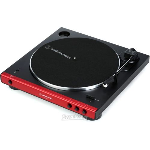 오디오테크니카 Audio-Technica AT-LP60XBT Wireless Belt-Drive Turntable with Bluetooth - Red