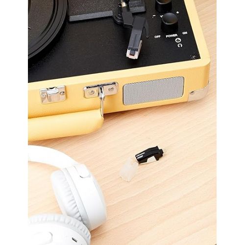 오디오테크니카 Audio-Technica AT85EP Turntable Cartridge with Elliptical Stylus P Mount, 0.3 x 0.7 mil elliptical cartridge,Black