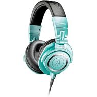 Audio-Technica ATH-M50xIB Professional Studio Monitor Headphones, Ice Blue (Renewed)