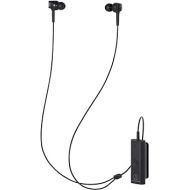 Audio-Technica ATH-ANC100BT QuietPoint Wireless In-Ear Active Noise-Cancelling Headphones, Black