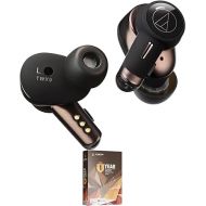 Audio-Technica ATH-TWX9 Wireless in-Ear Headphones with Noise Canceling with an Additional 1 Year Extended Amber Protection (2022)