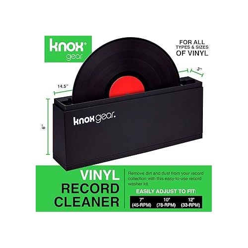 오디오테크니카 Audio-Technica AT-LP60X Fully Automatic Belt-Drive Stereo Turntable (Black) Bundle with Vinyl Record Cleaner Kit