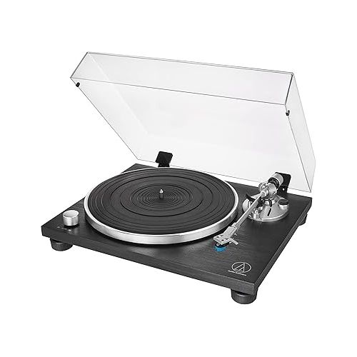 오디오테크니카 Audio-Technica AT-LPW30BKR Fully Manual Belt-Drive Turntable