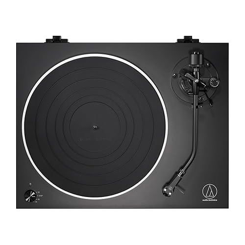 오디오테크니카 Audio Technica AT-LP5X Direct-Drive Turntable Bundle with Beyerdynamic DT 990 PRO Studio Headphones (Ninja Black, Limited Edition) and Vinyl Record Care System Bundle