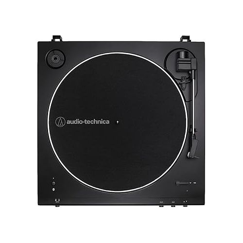 오디오테크니카 Audio-Technica AT-LP60X Bluetooth Turntable (Red) Bundle with PreSonus Eris 3.5BT Bluetooth Monitors and Knox Gear Cleaning Brush (3 Items)