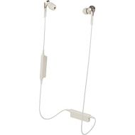 Audio-Technica ATH-CKS550XBTCG Solid Bass Bluetooth Wireless In-Ear Headphones, Champagne-Gold