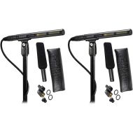 Audio-Technica (2) AT875R Shotgun Condenser Microphones Ideal for Video Production and Broadcast Audio Acquisition