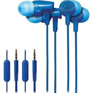 Audio-Technica SonicFuel in-Ear Earbud Headphones with in-line Mic & Control (2-Pack, ATH-CLR100iSBL) Bundle