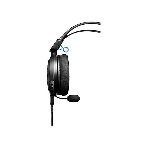 오디오테크니카 Audio-Technica ATH-GDL3BK Open-Back Gaming Headset, Black