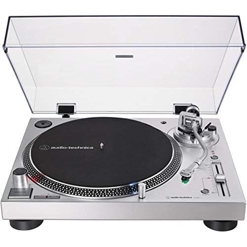 오디오테크니카 [아마존베스트]Audio-Technica AT-LP120XUSB Direct-Drive Turntable (Analog & USB), Silver, Hi-Fidelity, Plays 33 -1/3, 45, and 78 RPM Records, Convert Vinyl to Digital, Anti-Skate Control, Variabl