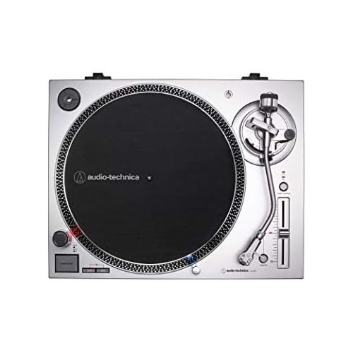 오디오테크니카 [아마존베스트]Audio-Technica AT-LP120XUSB Direct-Drive Turntable (Analog & USB), Silver, Hi-Fidelity, Plays 33 -1/3, 45, and 78 RPM Records, Convert Vinyl to Digital, Anti-Skate Control, Variabl